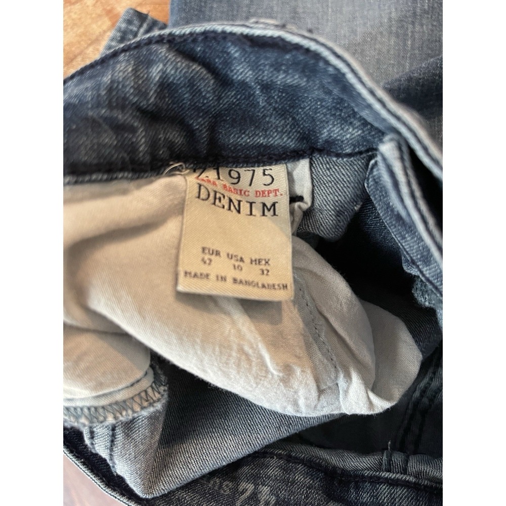 Zara Z1975 280735 Jeans Women's US 10 EU 42 Medium Wash Stretch Super HIgh Rise - Picture 5 of 9